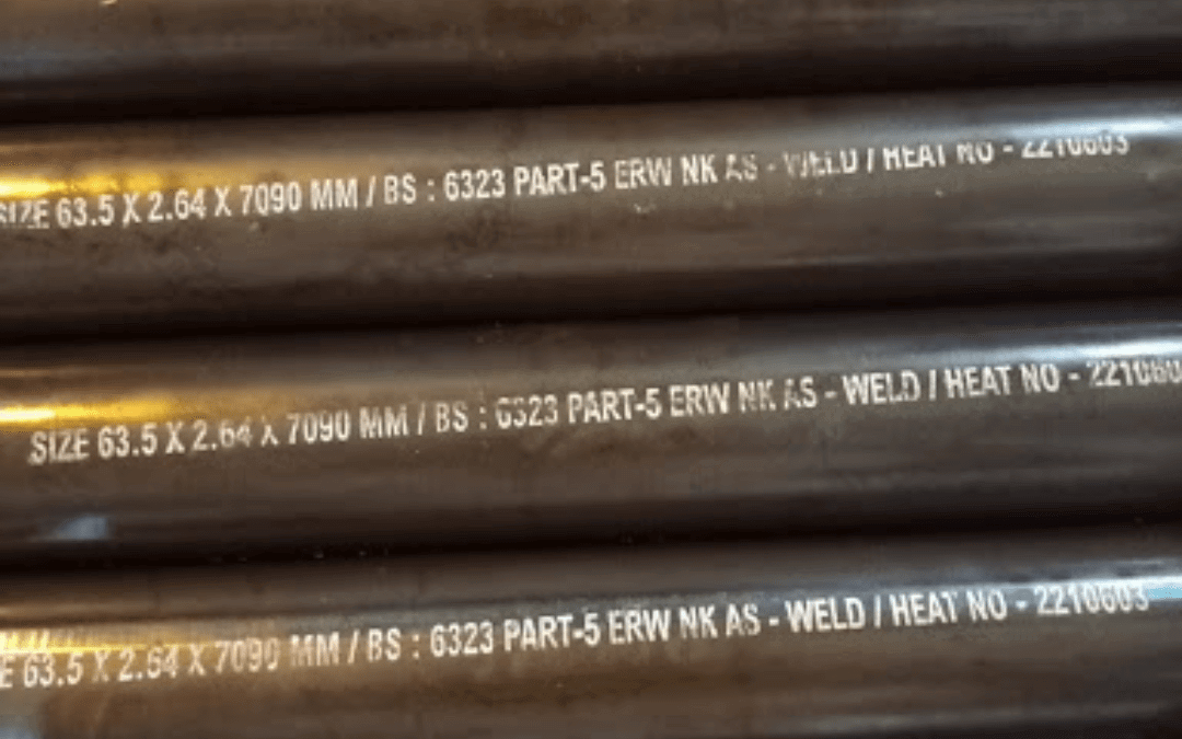 BS 6323 PART V ERW PIPES